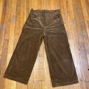 Brown corduroy pants